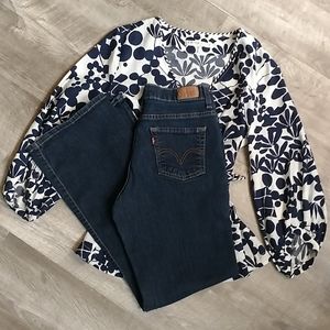 Levi's perfectly slimming 512 boot cut jeans